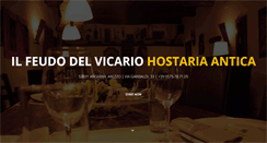 Desktop Screenshot of ilfeudodelvicario.it